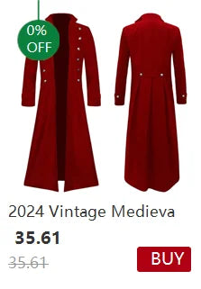 Men Steampunk Victorian Pants Historical High Waist Long men's Pants Retro Daily Button Casual Trousers Wedding Pants