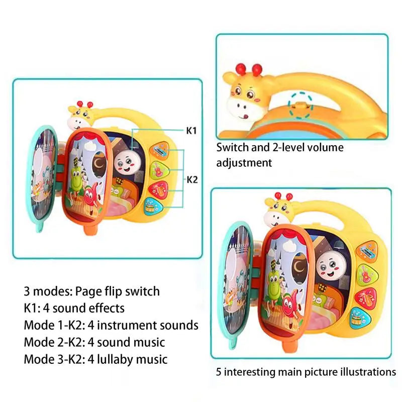 Babies Musical Toys Funny Musical Rhymes Book Early Learning Musical Toys Creative Educational Toys Musical Toddler Toys For