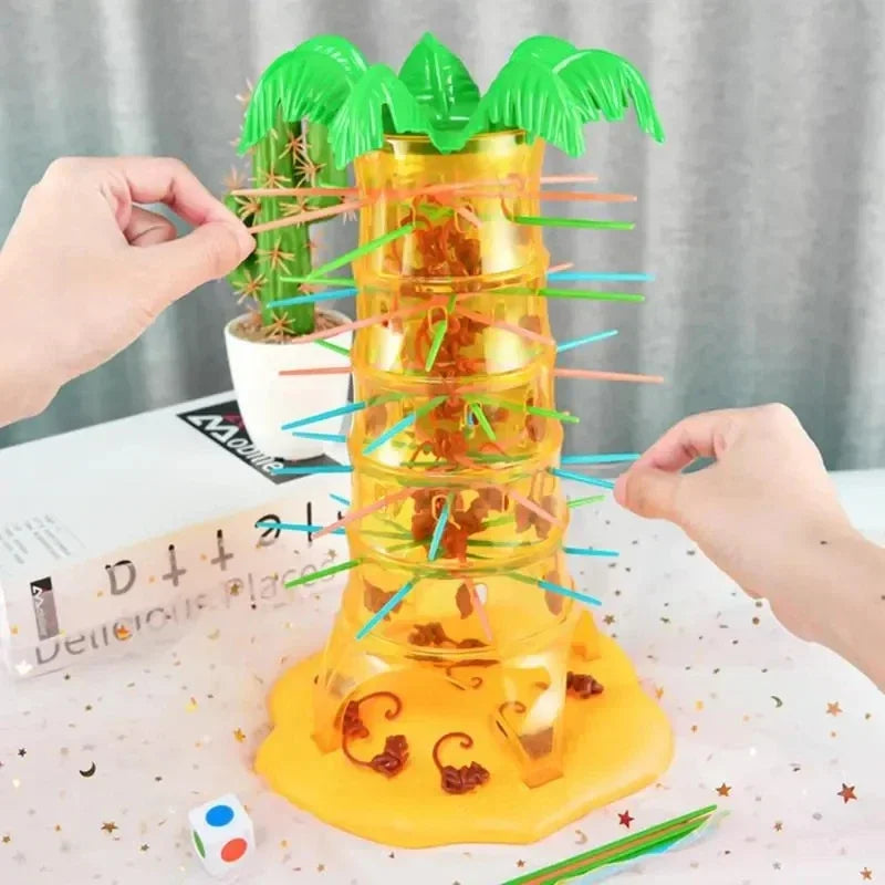 Monkey Climbing Tree Game Toy Children Interesting Intelligence Toys Climbing Desktop Game Party Game Toys Birthday gift For Kid