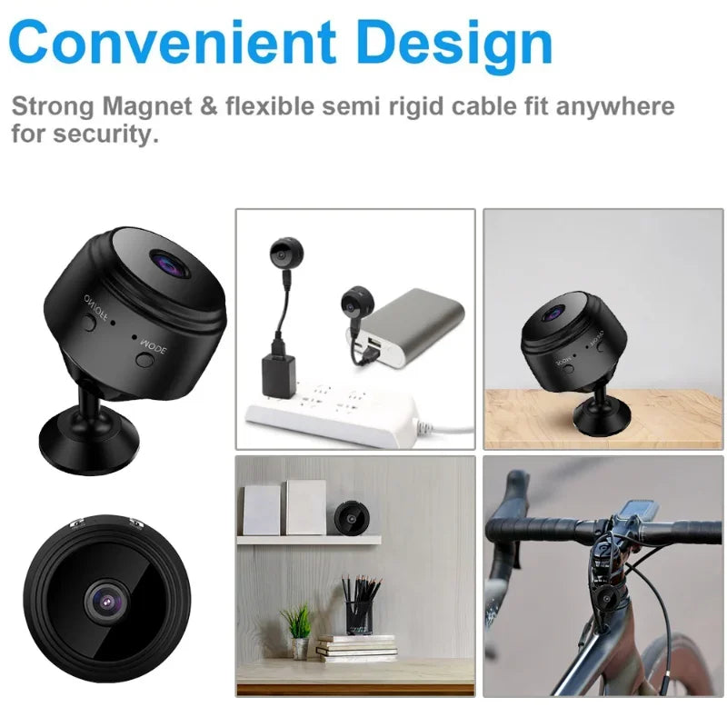 A9 Mini Camera HD 720P Intelligent Home Security IP WiFi Camera Monitor Mobile Remote Camera Mobile Remote Application