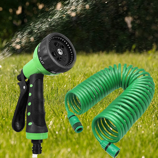 EVA Tube Expandable Garden Hose Quick Connect High Pressure Water Sprayer Sprinkler GardeningWatering Hose Cleaning Water Gun