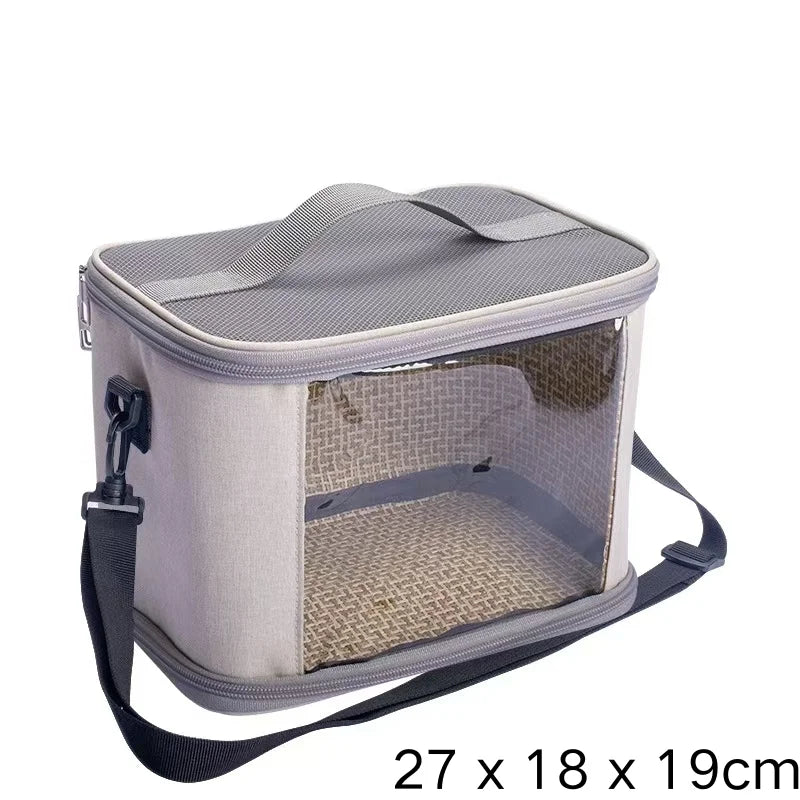 Portable Pet Bird Cage Parrot Breathable and Detachable Hamster Flying Kangaroo Travel Bag Pet Accessories Guinea Pig Pet Bag