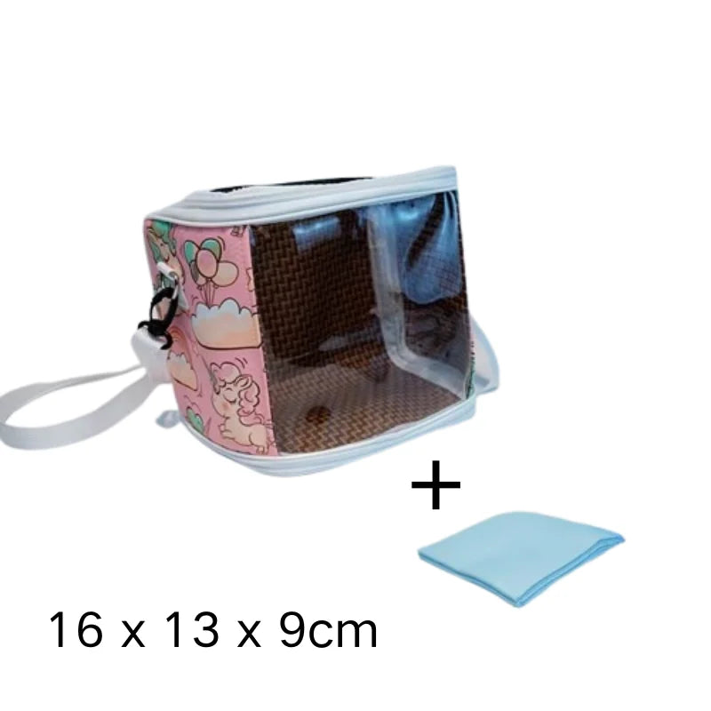 Portable Pet Bird Cage Parrot Breathable and Detachable Hamster Flying Kangaroo Travel Bag Pet Accessories Guinea Pig Pet Bag