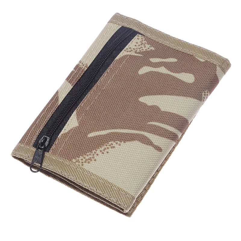 New Army Camouflage Mini Men's Wallet Coin Pocket Slim Purse Money Clip Bag Bank Credit Card Card Cash Holder