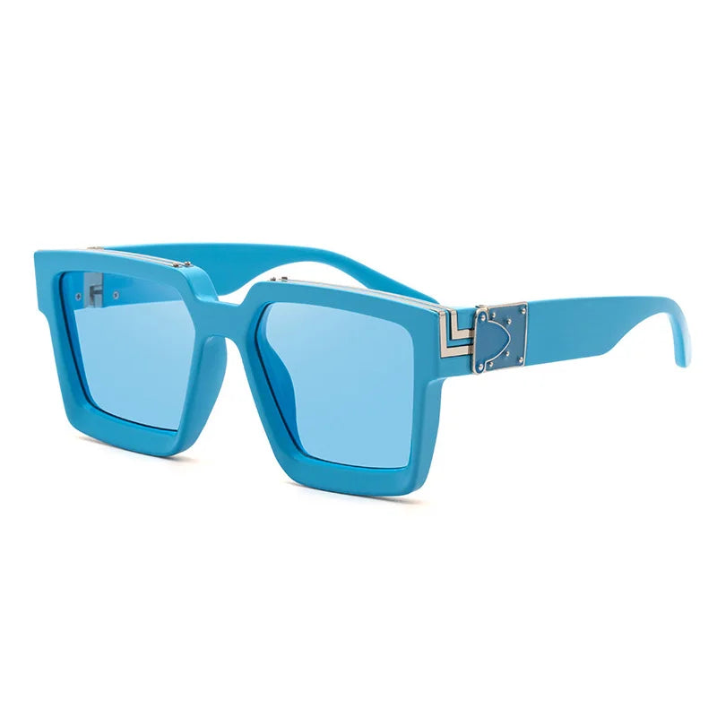 SHAUNA Ins Popular Square Sunglasses UV400