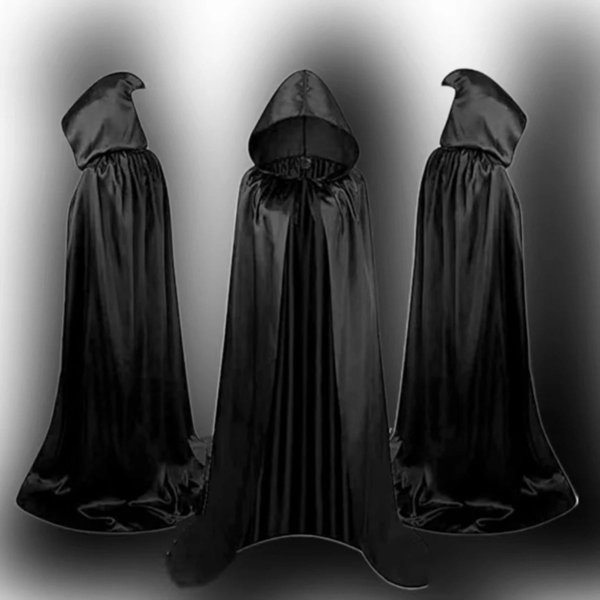 Halloween Cloak Black Death Cloak Witch Devil Costume Vampire Party Children's Cloak cosplay