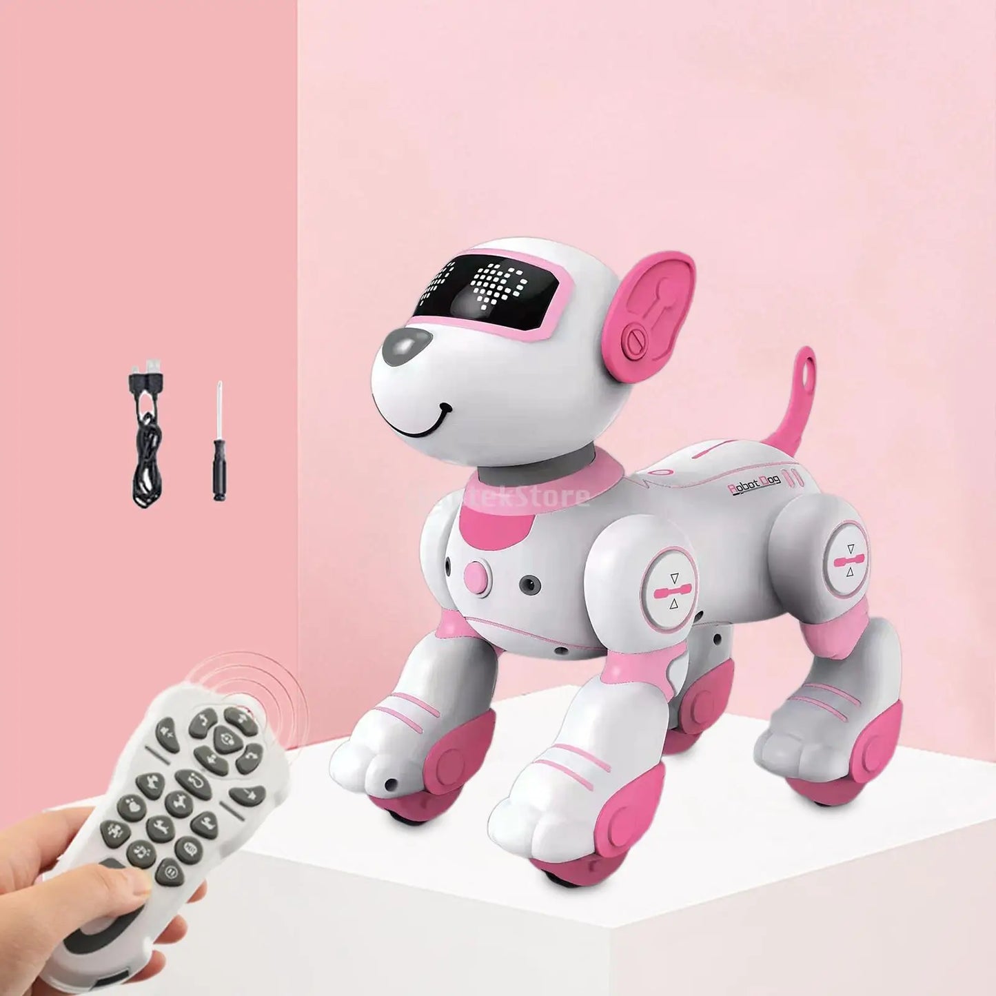 Funny RC Robot Electronic Dog  Music Robot Dog Stunt Dog Voice Command Programmable Touch-sense Children's Toys Boys Girls Gifts