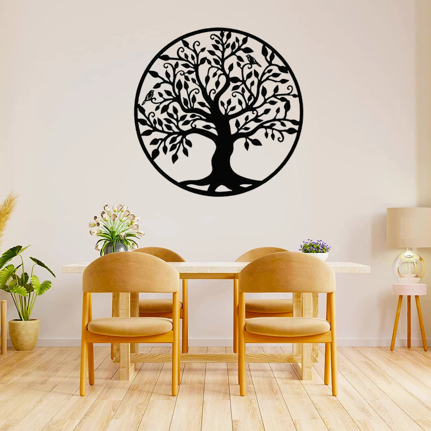 Metal Home Wall Art-Tree of Life Cozinha Decor Family Decoración Hogar Hanging Bedroom Living Room Bathroom Accessories Decor