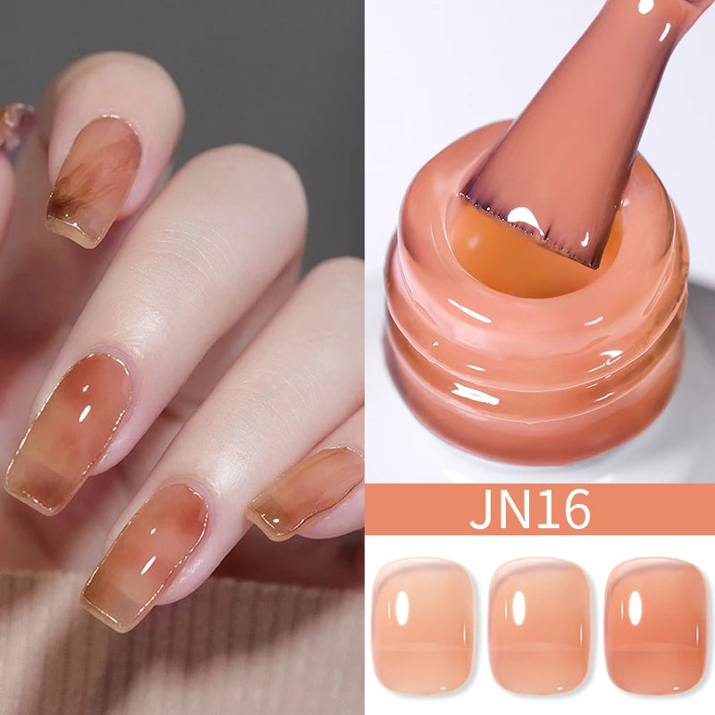 BORN PRETTY 10ML 8-in-1 Strong Nail Glue Gel Nail Polish Transparent Clear Function Gel Thickness Rubber Base Rhinestone Glue