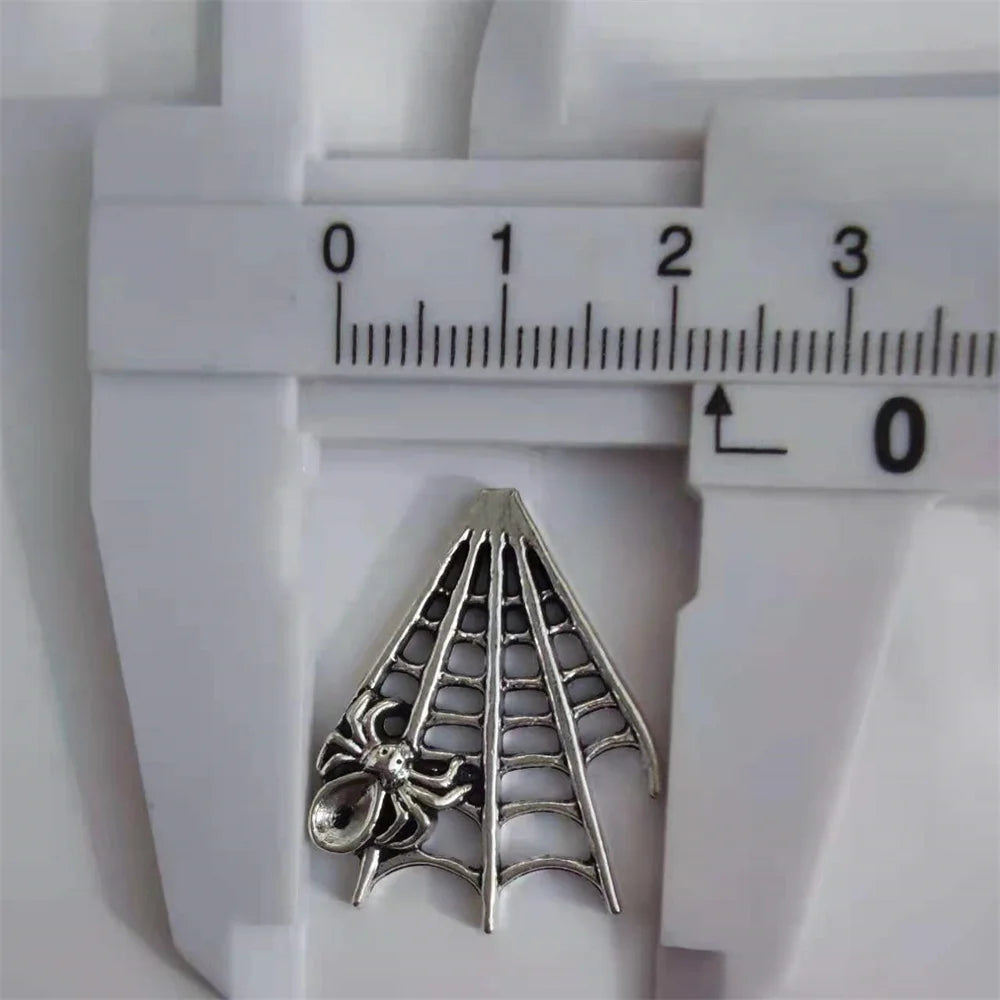 Creative 3D Silver Spider web Metal Badge For Zippo Kerosene Petrol Lighter DIY Handmade Decor Accessory Smoking Gadget Man Gift