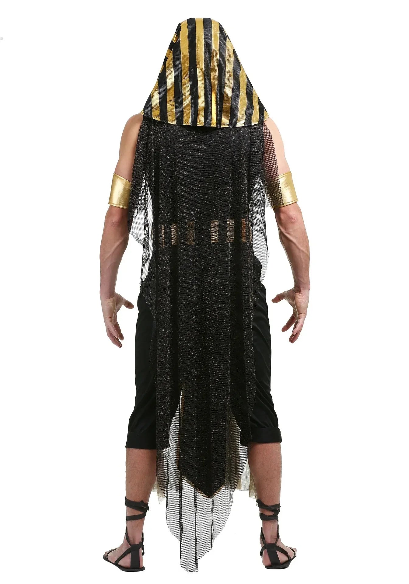 Adult Ancient Egypt Nile Pharaoh Cleopatra Costume for Women Men Couple Halloween New Year Party Fancy Dress