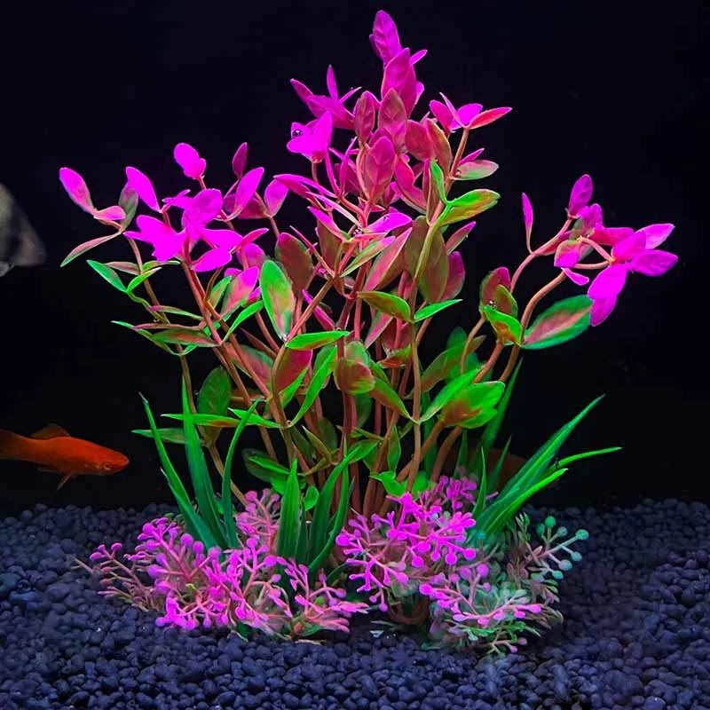 Artificial Aquarium Decor Plants  Water Weeds Ornament Plastic Aquatic Plant Fish Tank Decorate Accessories Aquarium Accesories