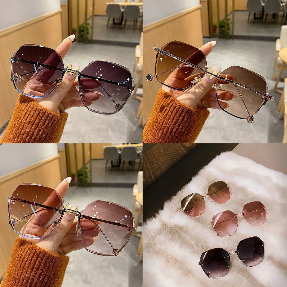 Girl Glasses Sunglasses Women Funny Sunglases Fashion Sun Glases Ladies Eyepieces Popular Eyeglasses Eyewear Lens Lunettes Femme