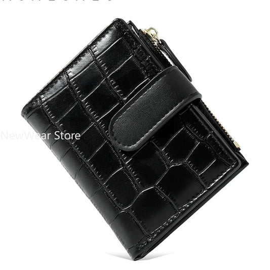 Fashion Stone Pattern Small Wallets PU Leather Coin Pures Ladies Popular Card Holder Mini New Design Standard Purses for Women