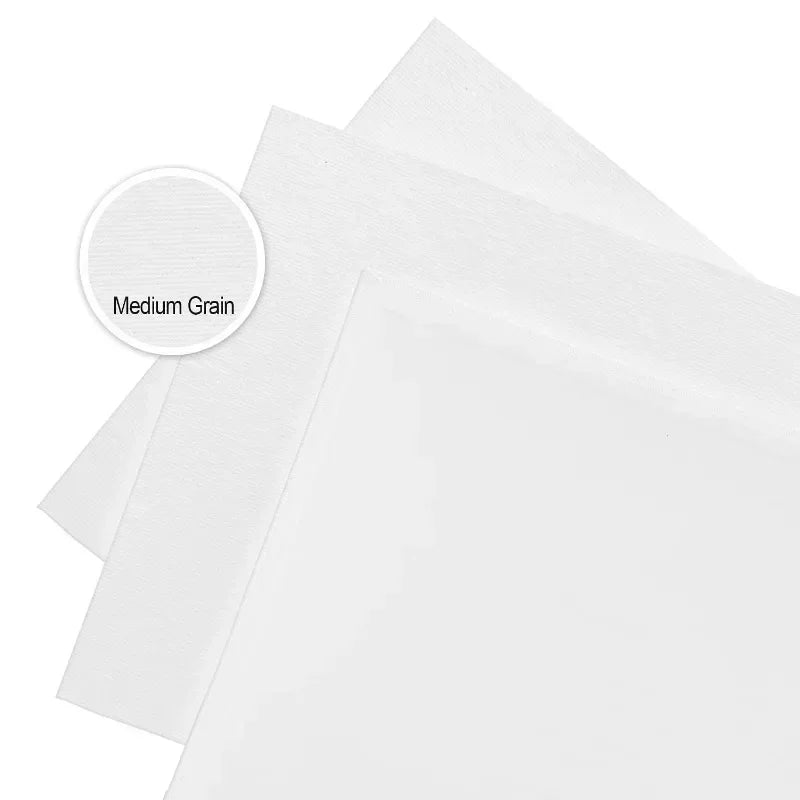 1PC PHOENIX Painting Canvas Panels Triple Primed 100% Cotton Acid Free White Blank Flat Canvas Boards for Acrylic,Oil Paints