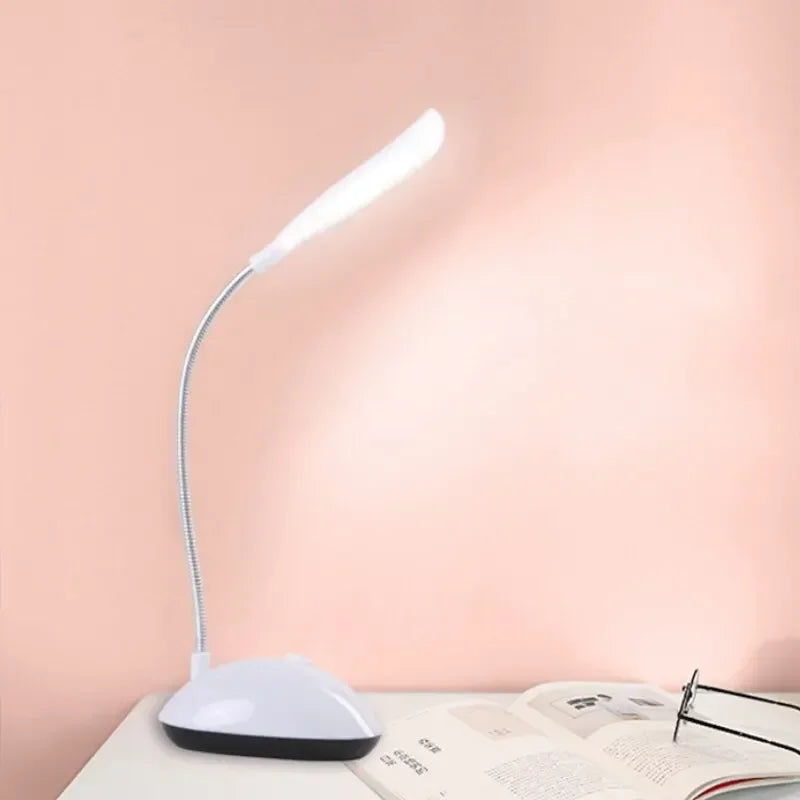 2pcs Table Reading Lamp LED Light Battery Powered Student Desk Dormitory Bedroom Bedside Reading Eye Protection Desk Lamp