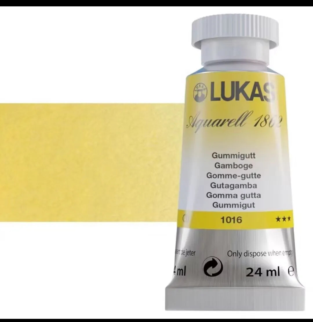 Germany imported LUKAS aquarelle 1862 artist watercolor paint 24ml 70 colors