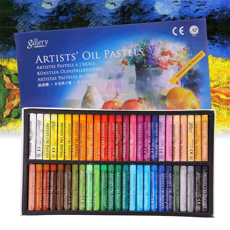 Artist Soft Oil Pastel Set 12/25/50 Professional Painting Draw Graffiti Art Crayon Washable Round Non Toxic Sticks School Supply