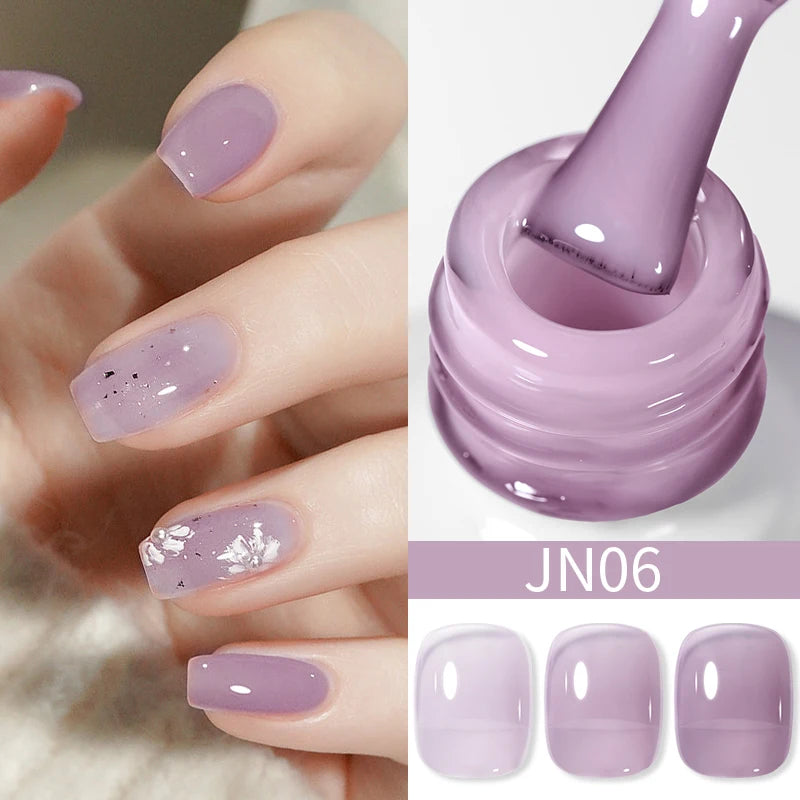 BORN PRETTY 10ML 8-in-1 Strong Nail Glue Gel Nail Polish Transparent Clear Function Gel Thickness Rubber Base Rhinestone Glue