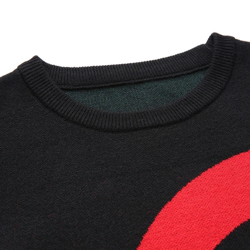 Fashion Korean Style Sweater New Arrival Autumn Winter Slim Male Knitted Pullover Sweater Teenage Boy Men's Sweater With Letters