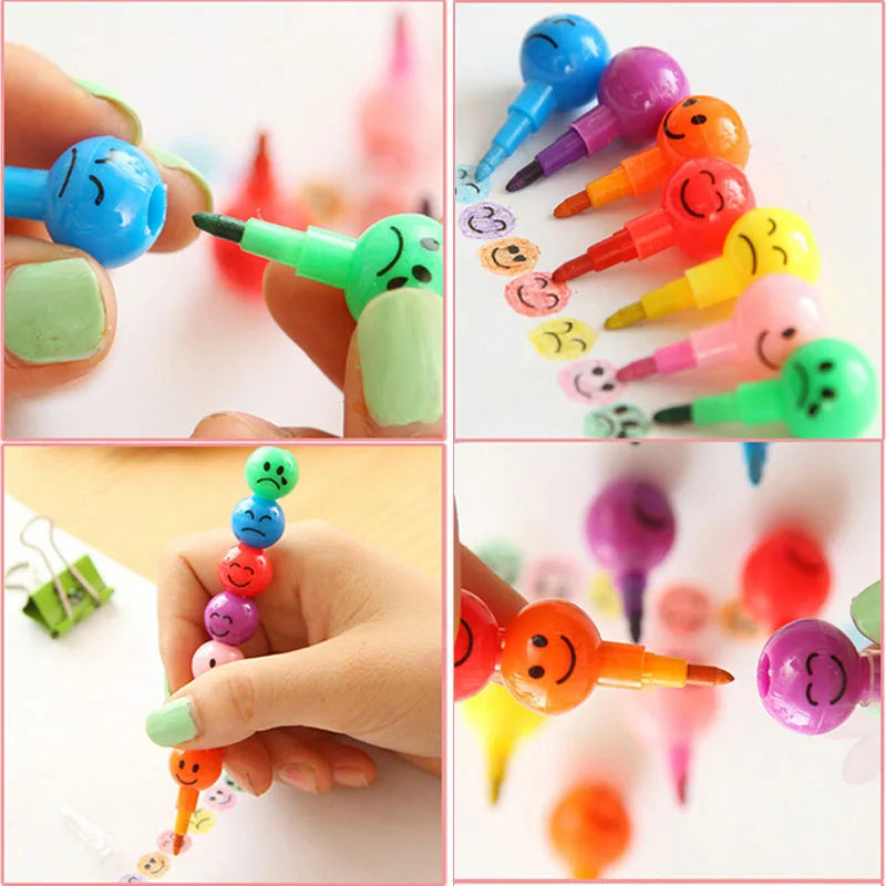 Novelty Kawaii Colored Lead Pencil Cartoon Standard Pencils Gifts for Kids School Stationery Supplies