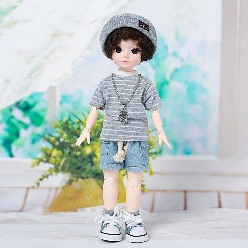 Fashion Causal Suit Doll 1/6 Bjd Doll Clothes 30cm Doll Set Skirt Accessories Kids Girls Doll Toy Gift