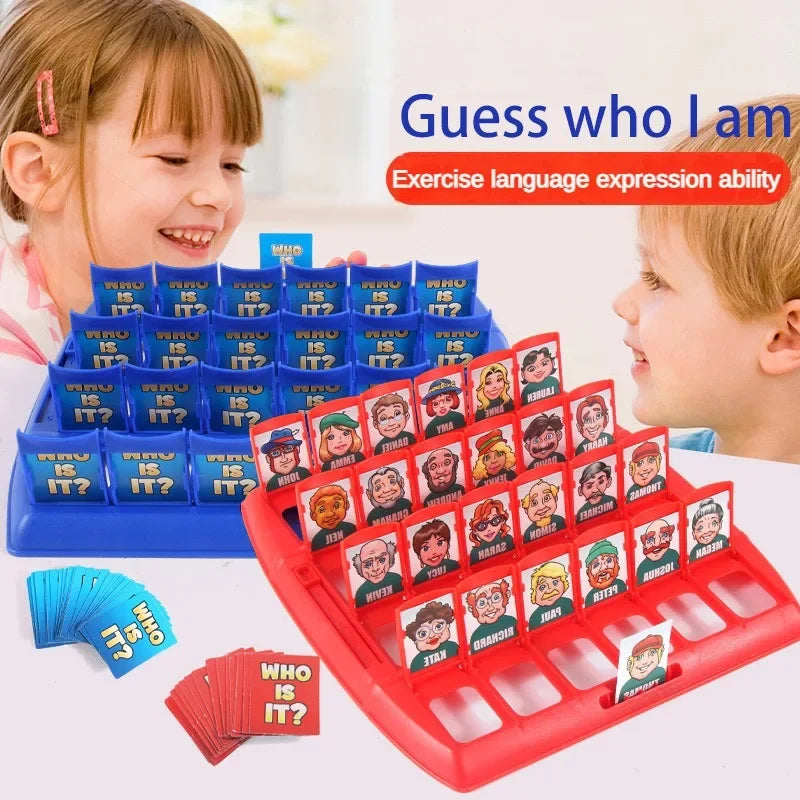 Guess Who I Am Board Game Parent-child Interaction Toy Logical Reasoning Children's Puzzle Guess Me You My Character Chessboard