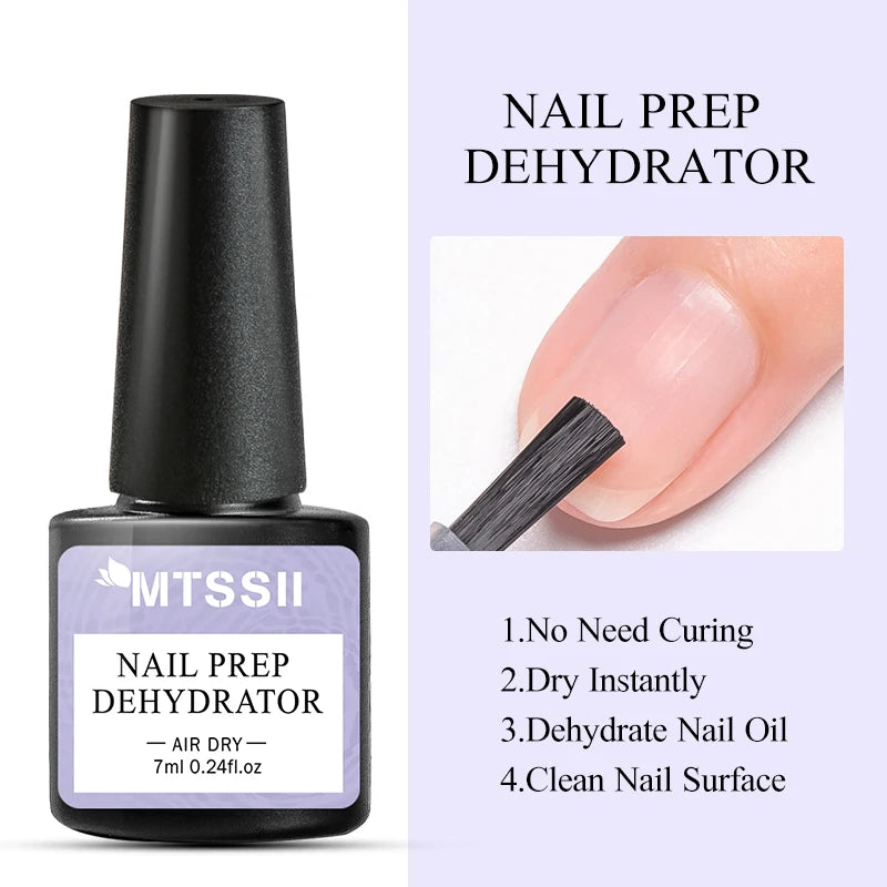 Mtssii 8ml Clear Non Stick Hand Solid Extension Nail Gel Polish 3D Carving Flower Nail Art Building UV Gel Acrylic Varnish