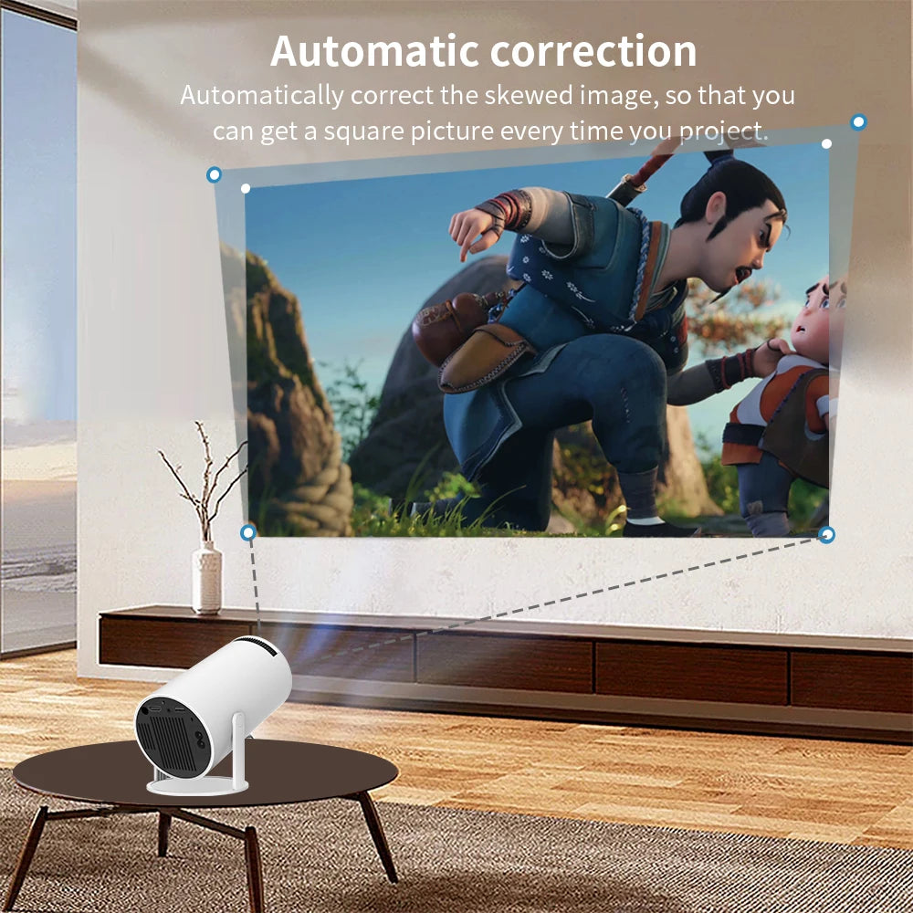 HY300 Projector MINI Portable WIFI Projector TV Home Theater Cinema HDMI Support Android 1080P For XIAOMI SAMSUNG Mobile Phone