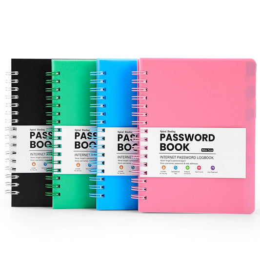 Password Book Mini Notebook Office Supplies Stationery Diary School Gift Campus Agenda A6 Small Pocket Size Organizer Logbook Wi