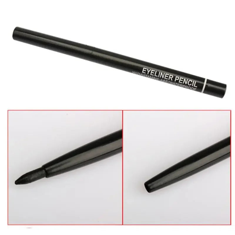 1/3pcs Women's Makeup Rotary Retractable Eyeliner Pencil Waterproof Black Brown Eye Liner Pen