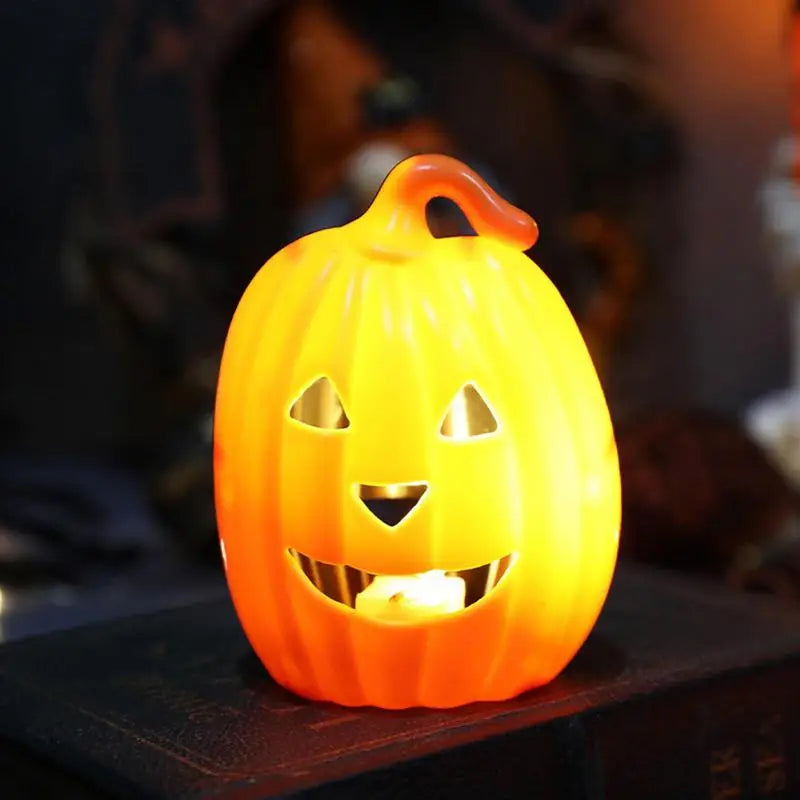 Pumpkin Lantern Lights Led Light Halloween Lantern Light Up Pumpkin Outdoor Decoration Festive Safe Led Halloween Pumpkin For