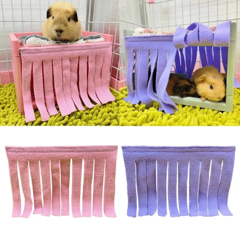 Tassel Door Curtain for Small Pet Nest Hamster Hedgehog Squirrel Rabbit Hideout Small Animal House Decorations Pet Supplies