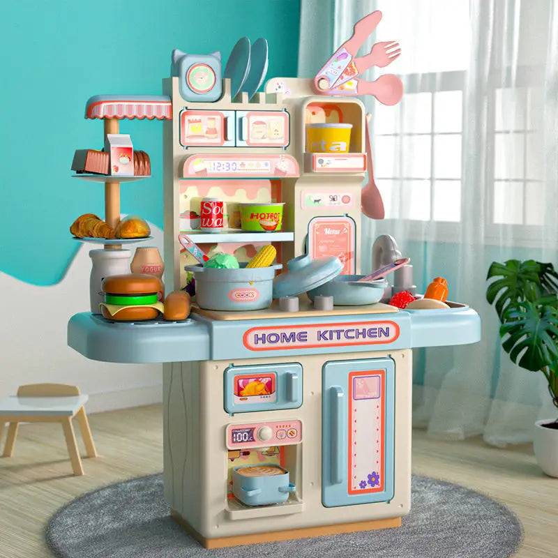 36cm Play House Kitchen Toy Set Puzzle Interaction Love Hands-on Training Mini Baby Simulation Girl Cooking Boy Gifts