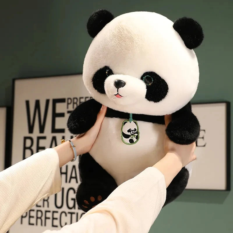 24/30/40/50cm Kawaii Round Fat Panda Plush Toy Cute Stuffed Animal Giant Pandas Plushie Doll Anime Soft Kids Toys for Girls Gift