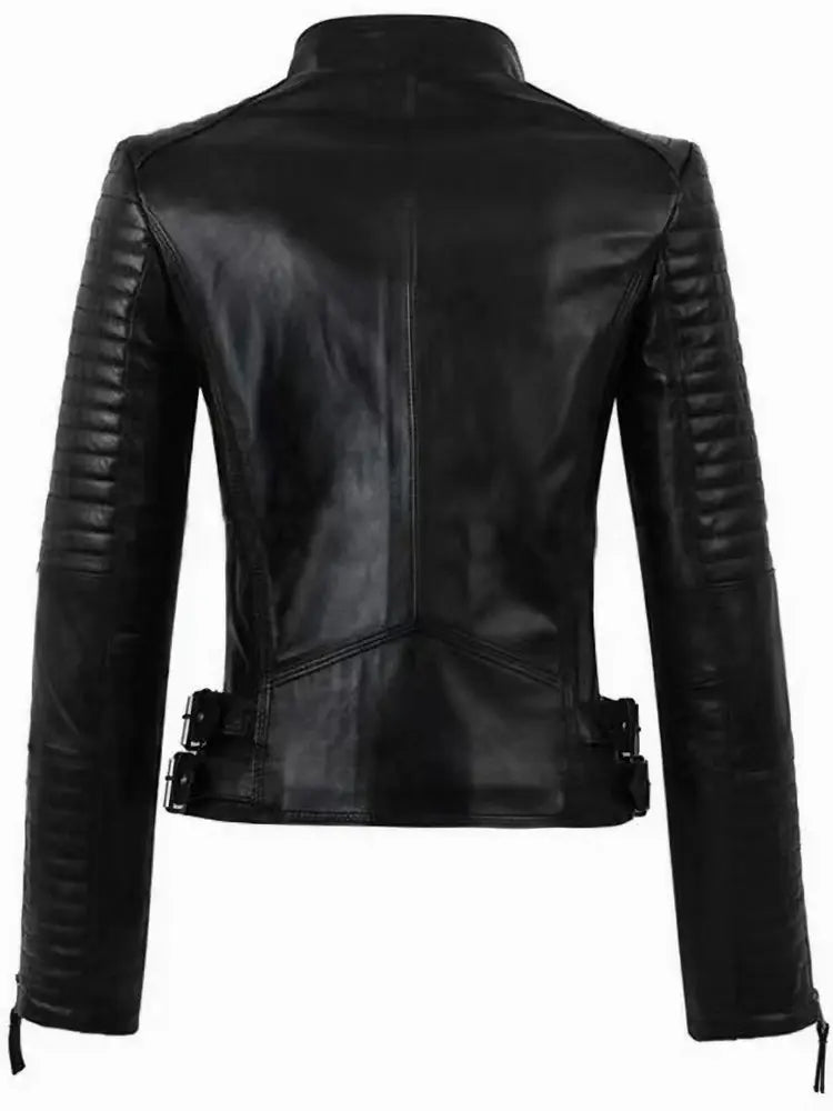 2025 New Women Vintage Autumn Winter Soft Faux Leather Jackets Female PU Motorcycle Biker Black Punk Classic High Street Coats