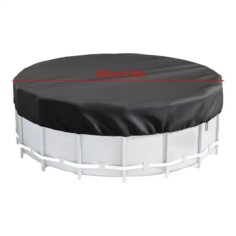 Round Pool Cover Inground Solar Covers For Above Ground Pools Heavy Duty Tear-Resistant Summer Pool Protector Accessories