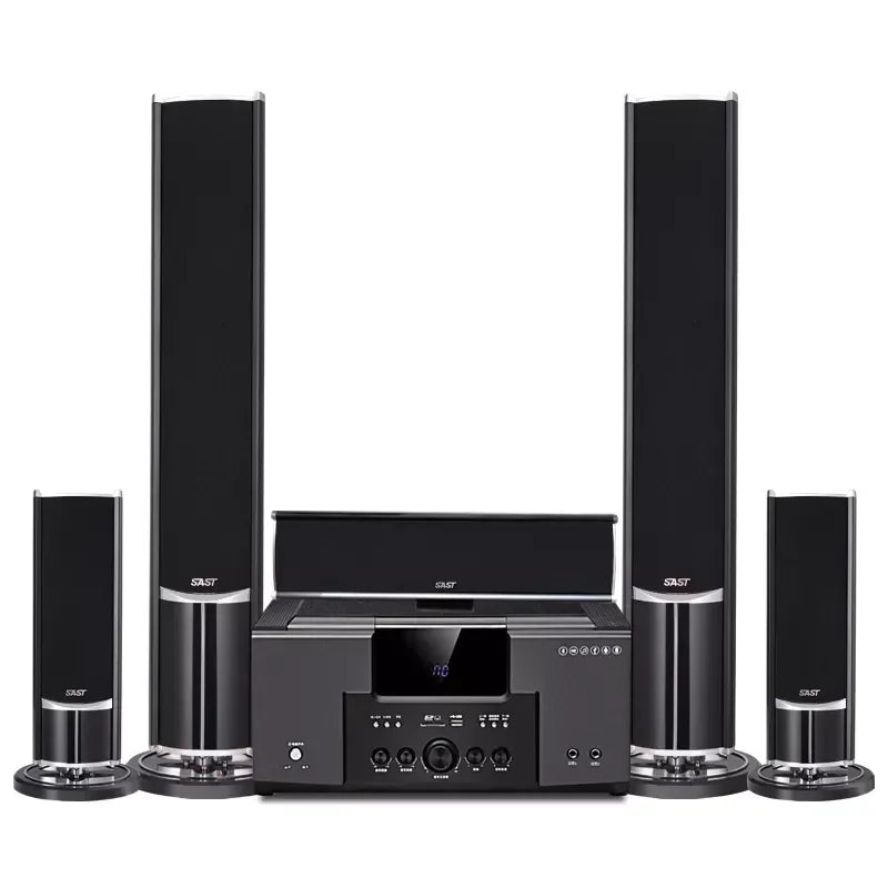 KYYSLB 5.1 Home Theater Sound System Audio Set Living Room Home Amplifier Speakers Audio 3d Surround TV K Song Speaker