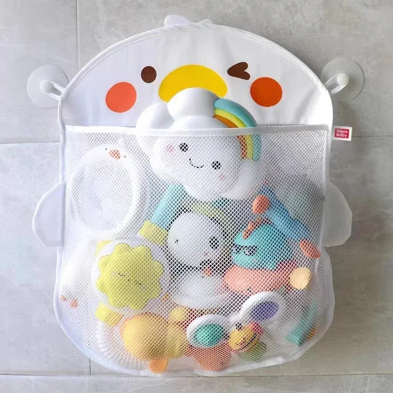 Bathroom Mesh Organizer Bag Cartoon Dinosaur Chicken Animal Shapes Bath Toys Baby Nets Case Children Cloth Water Toy Storage Net