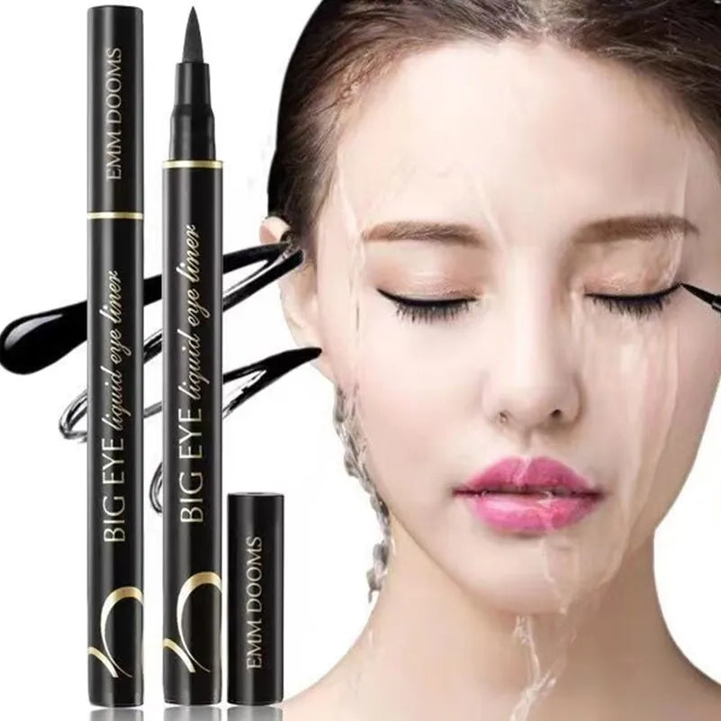 2023 Women 1 Pcs Eyeliner Liquid Pen Waterproof Long Lasting Quick Drying Smooth Makeup Beauty Matte Eyeliner Stamp Eye Pencil