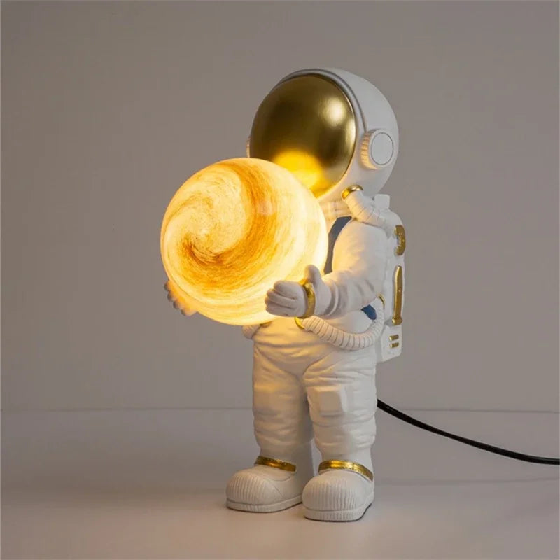 New Design Astronaut LED Wall Lamp Table Lamp Children's Room Bedroom Bedside  Living Room Moon Lighting Boy Planet Night Lamp