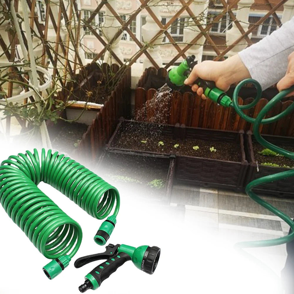 EVA Tube Expandable Garden Hose Quick Connect High Pressure Water Sprayer Sprinkler GardeningWatering Hose Cleaning Water Gun