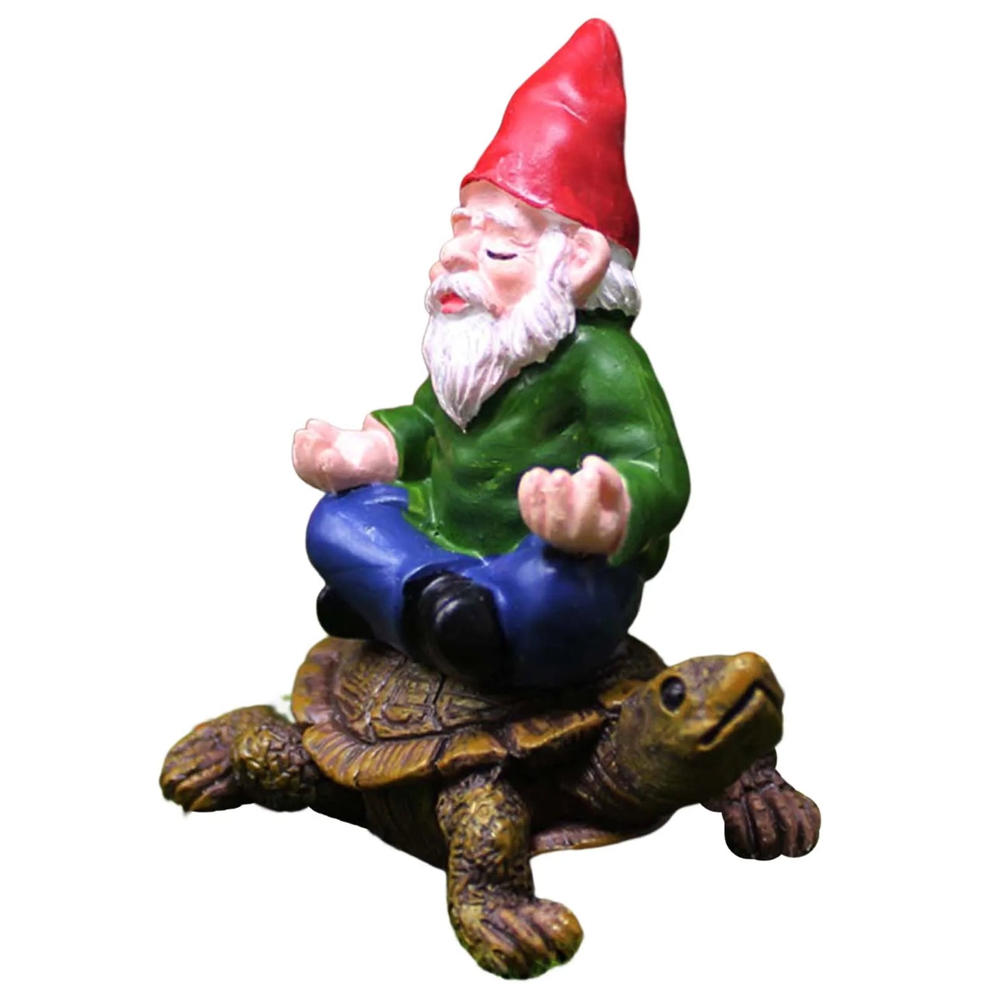 Mini Funny Gnomes Fairy Garden Party Yoga Gnomes Dwarf Statue Miniature Courtyard Landscape Flowerpot Figurine Ornaments