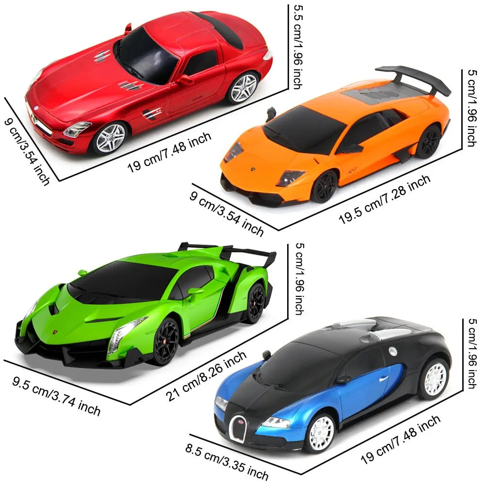 1PCS Officially Licensed Lamborghini/ Benz/Bugatti Remote Control Car,1:24 Scale RC Cars Gift for Kids Age 3+Year Old Boys/Girls