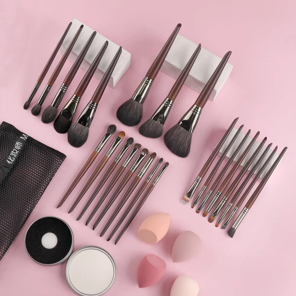 OVW Natural Makeup Brushes Set Eyeshadow Make Up Brush Goat Hair Kit for Makeup nabor kistey Blending  pinceaux maquillage